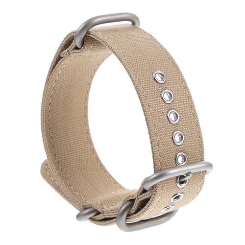 Beaupretty Canvas Uhrenarmband Ersatzband Robustem Atmungsaktivem Baumwoll Canvas mit Schnalle Komfortabel Strapazierfähig Passend für Herren und Damen Armbanduhren von Beaupretty