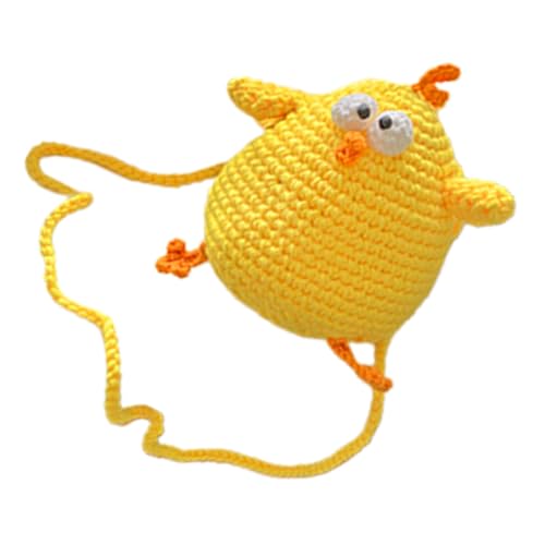 Beaupretty Kids Purse Hühner-Design Woven Crossbody Tasche Für Mädchen Handgefertigte Süße Und Praktische Umhängetasche Für Täglichen Gebrauch von Beaupretty