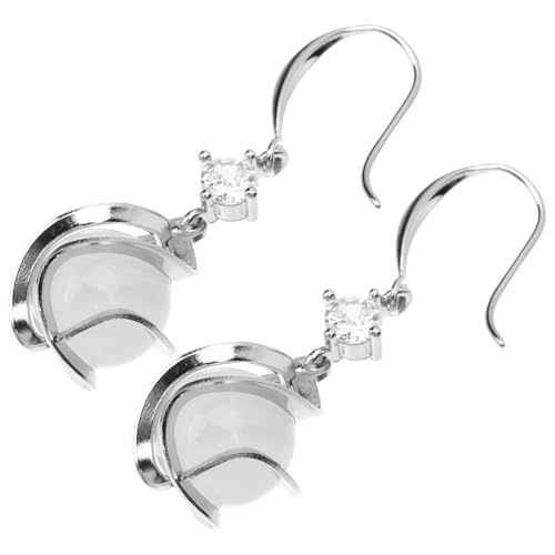 Beaupretty Cat eye Ohrhänger Damen Ohrringe Kupfer Weißer Opal Vintage Statement Schmuck Leicht und Angenehm für Alltag Party von Beaupretty