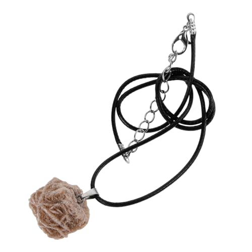 Beaupretty Choker Halskette mit Natürlichem Desert Anhänger Verstellbar und Langlebig für Damen Passend für Jeden und Outfit von Beaupretty