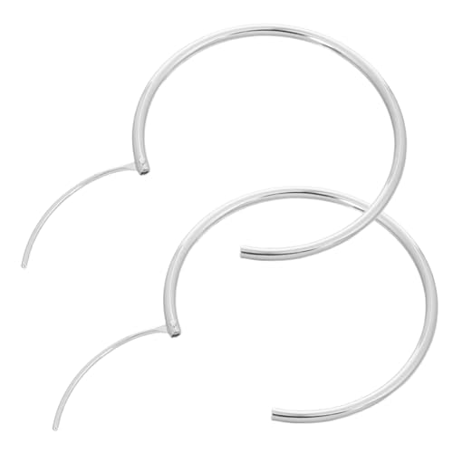 Beaupretty Creolen Ohrringe Großer Runder Hoops Damen Leicht und Angenehm Modisch Vielseitig für Alltag und Party Schmuck von Beaupretty