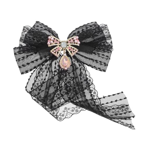 Beaupretty Damen Brosche Spitze Schleifenanstecknadel für Anzüge Vielseitiges Accessoire für Besondere Anlässe Hochwertiges Material Elegantem von Beaupretty