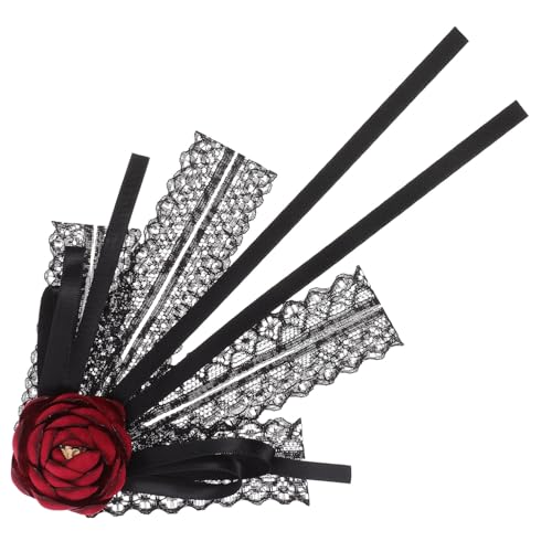 Beaupretty Große Schleifenbrosche Damen Anstecknadel Stoff mit Spitze für Outfits als Modisches Accessoire für Besondere Anlässe von Beaupretty