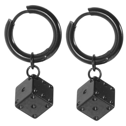 Beaupretty Damen Creolen Ohrringe Würfel Design Leicht Ohrschmuck Komfortabel Für Alltag und Festliche Anlässe von Beaupretty