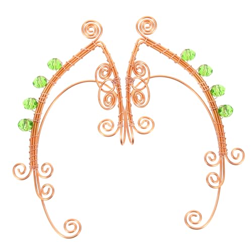 Beaupretty Damen Ear Ohrklammern Ohrloch Elegant Elfenohren Schmuck für Frauen Mädchen Cosplay Accessoire Geschenkidee von Beaupretty