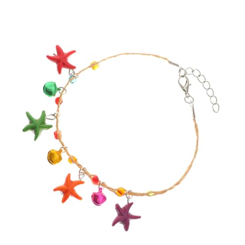 Beaupretty Damen Fußkettchen Sommer Boho Stil Verstellbar Muschel Accessoire Leicht Hautfreundlich für Strand Party Zufällige Farbe Zufällige Farbe von Beaupretty