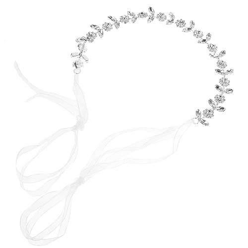 Beaupretty Damen Haarschmuck Stirnband mit Kristallen Hochzeits Haarband für Bräute und Mädchen Leicht Haltbar Vielseitig für Verschiedene Anlässe Silberne Farbvariante von Beaupretty