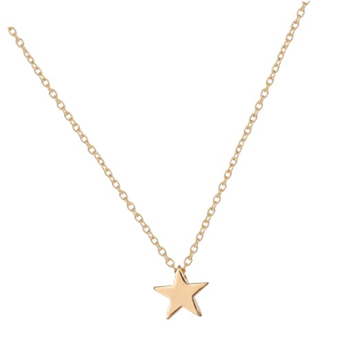 Beaupretty Damen Halskette mit Fünfzackigem Stern Anhänger Kreative Einfache Clavicle Chain Hochwertigem Legierungsmaterial Modischer Schmuck für Alltag und Besondere Anlässe in Gold von Beaupretty