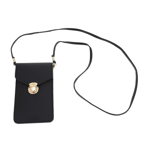 Beaupretty Damen Handytasche aus Kunstleder mit Touchscreen schnalle Kleine Umhängetasche für Handy Münzen und Schlüssel Modische Crossbody Bag für Alltag und Reisen Langlebig und Praktisch von Beaupretty