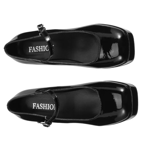 Beaupretty Damen High Heels in Schwarz mit Breitem Absatz Modische Damenschuhe für Arbeit Party und Festliche Anlässe Stilvoll und Komfortabel Beaupretty Damen High Heels in Schwarz mit Breitem Absatz Modische Damenschuhe für Arbeit Party und Festliche Anlässe Stilvoll und Komfortabel von Beaupretty