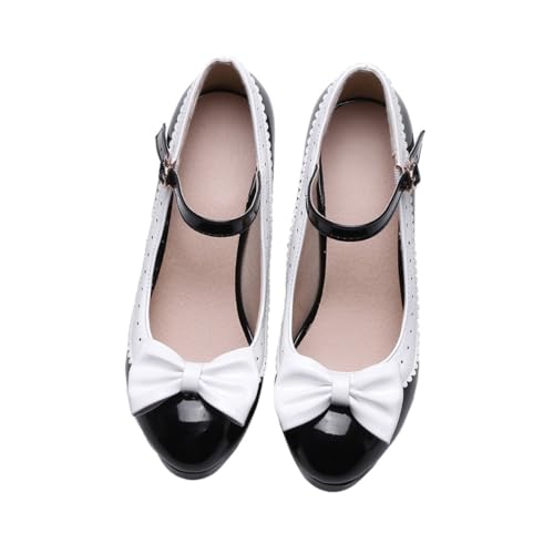 Beaupretty Damen High Heels mit Dünner Sohle und Schleifen Design Herbstliche Absätze aus Langlebigem und Bequeme Pumps für Arbeit Party und Festliche Anlässe Schwarz Beaupretty Damen High Heels mit Dünner Sohle und Schleifen Design Herbstliche Absätze aus Langlebigem und Bequeme Pumps für Arbeit Party und Festliche Anlässe Schwarz von Beaupretty