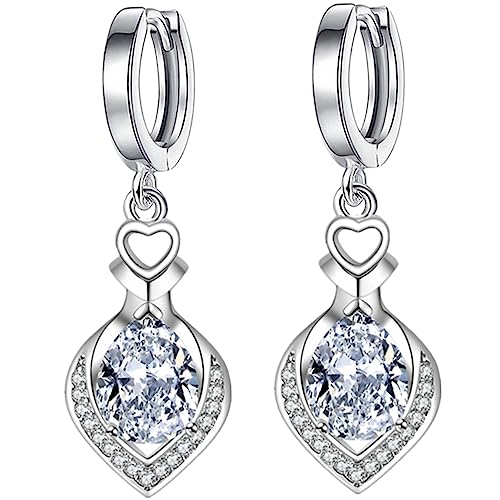 Beaupretty Damen Ohrhänger mit Diamantbesatz Wasserfall Design Ohrstecker Leichter Ohrschmuck für Alltag und Party Komfortabel und Modisch von Beaupretty