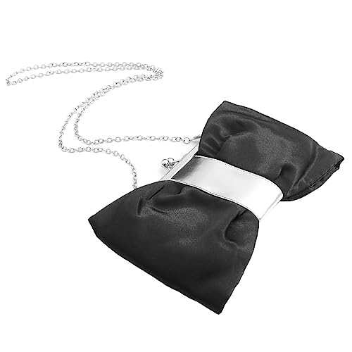 Beaupretty Damen PU Bow Abendtasche Schwarz Clutch für Hochzeiten Partys und Große Kapazität für Handy Geldbörse und Perfektes Accessoire für Formelle Outfits Beaupretty Damen PU Bow Abendtasche Schwarz Clutch für Hochzeiten Partys und Große Kapazität für Handy Geldbörse und Perfektes Accessoire für Formelle Outfits von Beaupretty