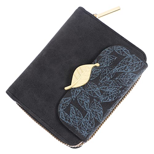 Beaupretty Damen PU Geldbörse mit Reißverschluss Kompakte Clutch für Kreditkarten und Bargeld Praktische Aufbewahrung für Reisen und Alltag von Beaupretty