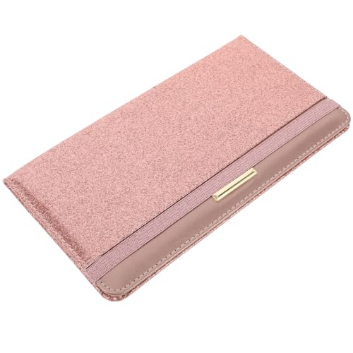 Beaupretty Damen PU Reisepass Wallet Vielseitiger Organizer mit Großer Kapazität für Karten und Bargeld Schützende für Reisepass und Dokumente und Praktisch Roségold von Beaupretty