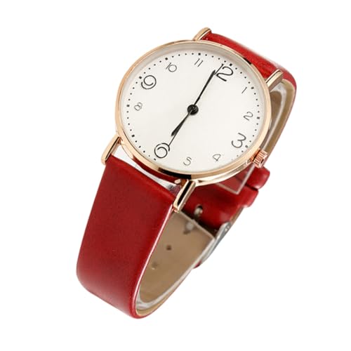 Beaupretty Damen Quarzuhr Lederarmband Modestudent Uhr Für Frauen Casual Stilvolle Armbanduhr von Beaupretty