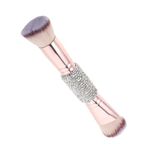 Beaupretty Double-ended Foundation Brush mit Weichen Borsten und Funkelndem Strassgriff Geeignet für Flüssiges Puder Up Tragbares Profi-make-up-tool für Frauen und Mädchen von Beaupretty
