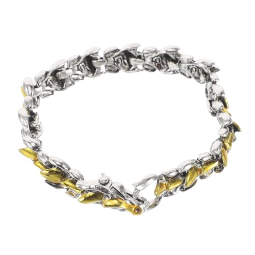 Beaupretty Drachenknochen Armband für Herren Verstellbares Punk Armband Einzigartiger Modischer Schmuck für Erwachsene Kreatives Design für Stilrichtungen Hip Hop von Beaupretty