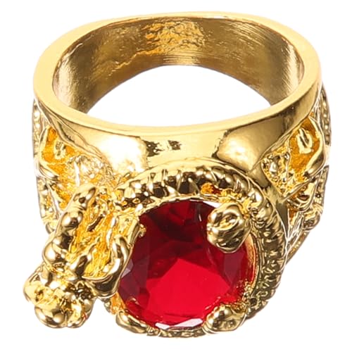 Beaupretty Drachenring Für Männer Dekorativer Herrenring Leicht Kombinierbarer Schmuck Unbeschränkt Tragbar Für Verschiedene Anlässe von Beaupretty