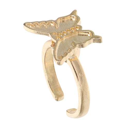 Beaupretty Drehbarer Legierungsring Leichtes Charmantes Schmuckspielzeug zur Stresslinderung Verstellbar für Mädchen Lustiger Fidget Ring für Alltag und von Beaupretty