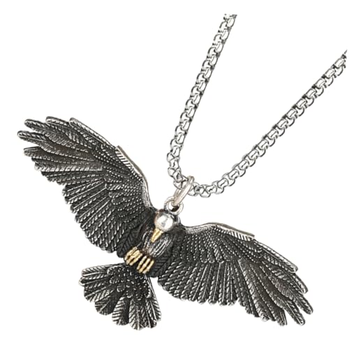 Beaupretty Eagle Anhänger Halskette Herren Punk Vintage Kette mit für Männer und Jungen Modisches Accessoire Symbol für Stärke und von Beaupretty