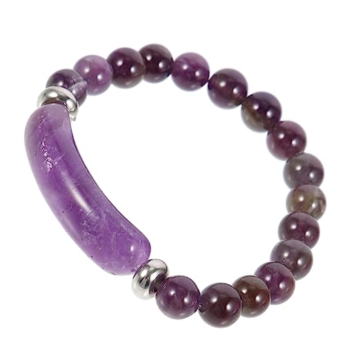 Beaupretty Edelstein Armband Natürlichem Leichter Beaded Schmuck für Meditation Tägliches für Damen Herren Vielseitige Handgelenksdekoration für Verschiedene Anlässe von Beaupretty
