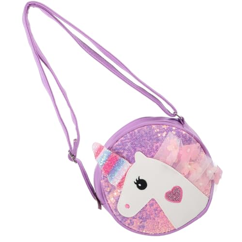 Beaupretty Einhorn Umhängetasche für Mädchen Funkelnde Glitzertasche für Geburtstags Einkäufe und Reisen von Beaupretty