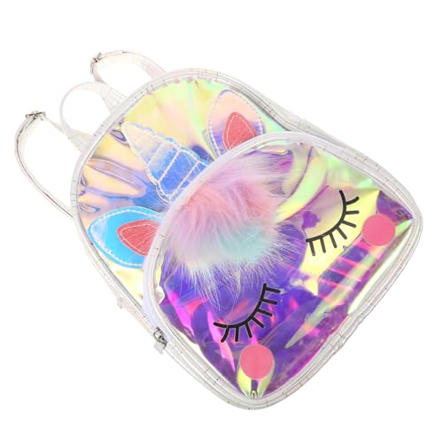 Beaupretty Einhornform Mädchen-Schultasche Aus Strapazierfähigem Material Leicht Abwischbar Mit Verstellbaren Trägern Für Outdoor-aufbewahrung Von Mädchensachen von Beaupretty