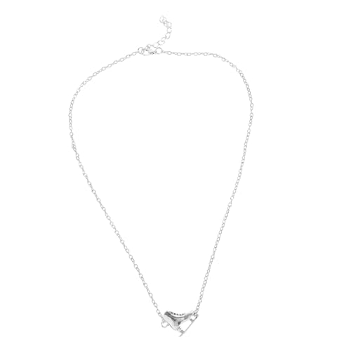 Beaupretty Eislauf Schmuck Eis Schlittschuh Anhänger Halskette Sport Charm Langlebiger Legierung Dekorativer Anhänger für Eislauf Fans und Kreative Geschenkidee von Beaupretty