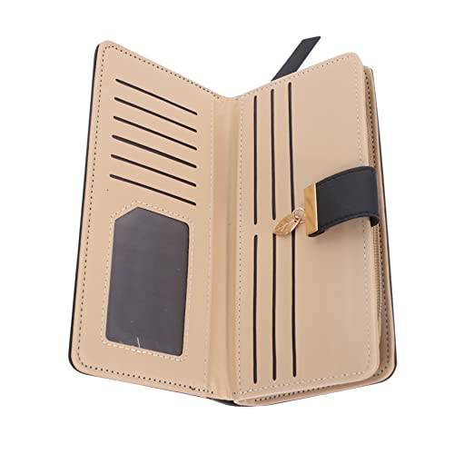 Beaupretty Elegante Damen Lange Geldbörse mit Reißverschluss Stilvolle Clutch aus Leder Geräumig mit Vielen Fächern Modisches Design Praktisch und Sicher für Frauen und Mädchen von Beaupretty