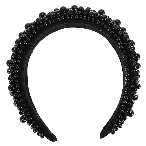 Beaupretty Eleganter Perlen Haarreif Damen Modisches Schmuck Accessoire Komfortables Stirnband mit Zarten Perlen Geeignet für Festliche Anlässe Partys und Alltag Leicht und Angenehm zu Tragen von Beaupretty