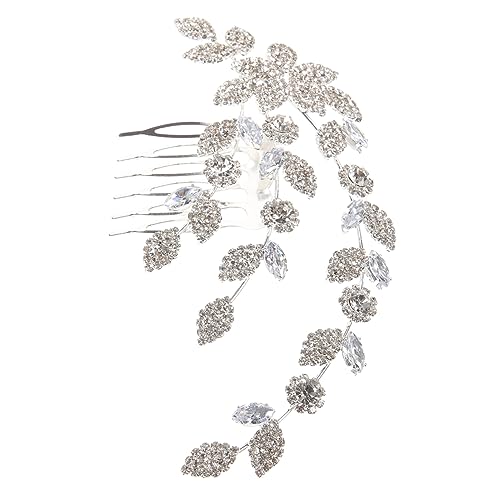 Beaupretty Eleganter Strass Haarclip aus Langlebigem Legierungsmaterial Luxuriöser Brautschmuck für Frauen und Teenager Modisches Haaraccessoire für Hochzeit und Festliche Anlässe und Stil von Beaupretty