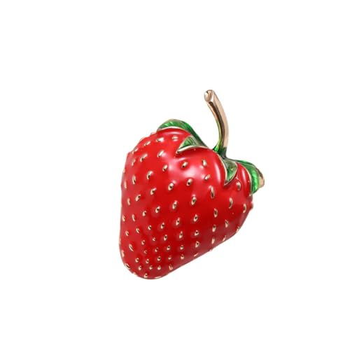 Beaupretty Erdbeer Brosche Anstecknadel Tropfendes Öl Design Mädchen Kleidung Schal Deko Pin für Kleider Taschen Hüte Langlebig und Vielseitig Einsetzbar von Beaupretty