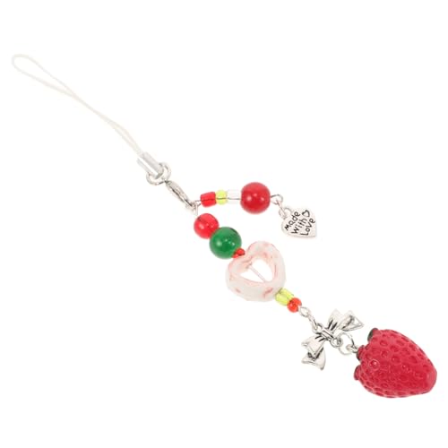 Beaupretty Erdbeer-handy- Mit Schleife Dekorativer Handy-schmuck Für Mädchen Süßer Schlüsselanhänger Für Handtaschen Und Rucksäcke Perfektes Für Besondere Anlässe Beaupretty Erdbeer-handy- Mit Schleife Dekorativer Handy-schmuck Für Mädchen Süßer Schlüsselanhänger Für Handtaschen Und Rucksäcke Perfektes Für Besondere Anlässe von Beaupretty
