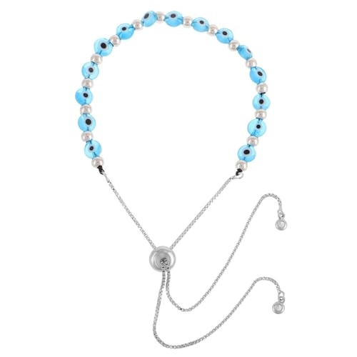 Beaupretty Evil Eye Armband aus Glasperlen Dekoratives Türkisches Auge Design Handgefertigtes Schmuckstück für Damen und Herren Modisches Schutzarmband für Alltag und Party von Beaupretty
