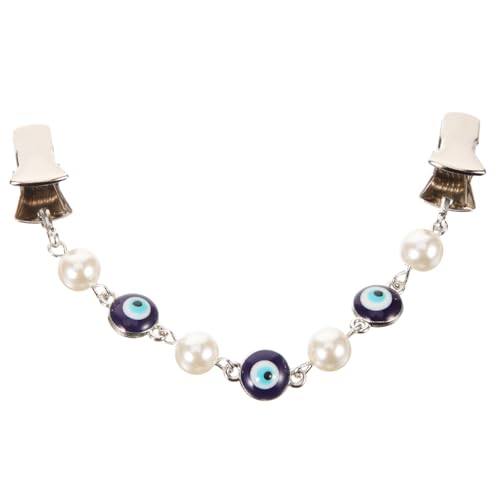 Beaupretty Evil Eye Sweater Clip Vintage Metall Strickjacken Clip für Damen Cardigan Verschluss Schalclip für Pullover Kleider Kragen Accessoire für Freizeit und Festliche Anlässe von Beaupretty