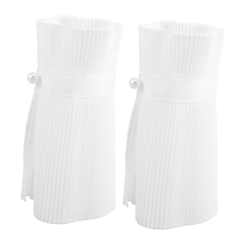 Beaupretty Falsche Ärmel Für Damen Mit Gerüschten Kanten Abnehmbare Mehrlagige Falsche Manschetten Eleganter Stil Vielseitiges Accessoire Für Blusen Und Pullover von Beaupretty