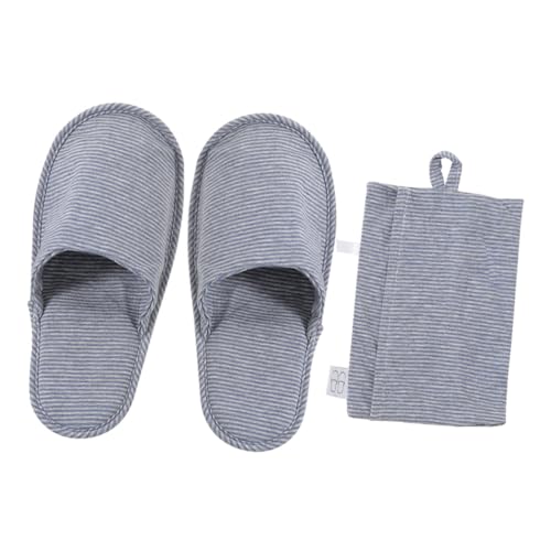 Beaupretty Faltbare Baumwoll Hausschuhe Damen und Herren Leichte Portable Indoor Slippers mit Weicher Hautfreundlicher Sohle für Reisen Hotels Spa und Zuhause Zufällige Farbe von Beaupretty