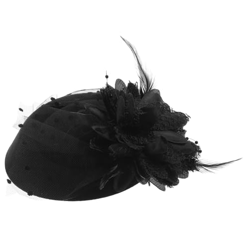 Beaupretty Fascinator Haarclip Mit Perlen Und Federn Eleganter Kopfschmuck Für Teepartys Hochzeiten Und Cocktail-events Modisches Accessoire Für Frauen von Beaupretty