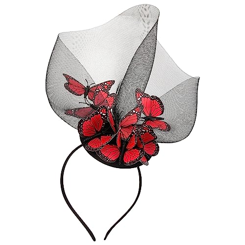 Beaupretty Faszinator Feder Stirnband Damen Haarreif 20er Jahre Haarband Flapper Mädchen Hut Maskerade Haarschmuck Kopfschmuck Hochzeit Party Cosplay Gatsby Kostüm Zubehör von Beaupretty