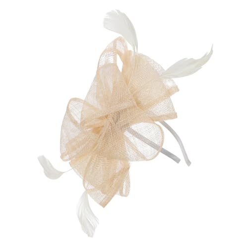 Beaupretty Haarschmuck Für Frauen Tea-party-kopfschmuck Für Damen Kopfbedeckung Für Damen Elegantes Stirnband Bownot-stirnband Aus Mesh Stirnband Für Damen Tiara Kranz Reisen Hochzeitskleid von Beaupretty