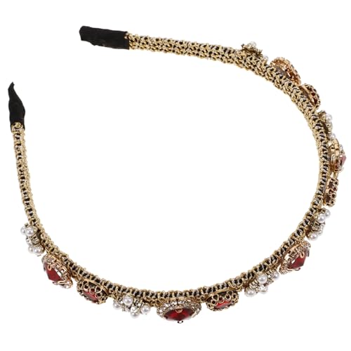 Beaupretty Feiner Roter Haarreif Damen mit Perlen und Strass Modischer Haarschmuck accessoire für Hochzeit Party und Festliche Anlässe Komfortabel und Vielseitig Tragbar Beaupretty Feiner Roter Haarreif Damen mit Perlen und Strass Modischer Haarschmuck accessoire für Hochzeit Party und Festliche Anlässe Komfortabel und Vielseitig Tragbar von Beaupretty