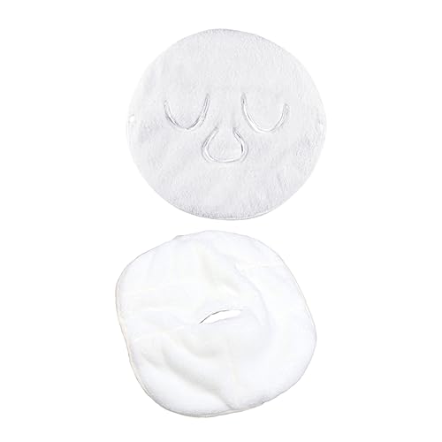 Beaupretty Feuchtigkeitsspendendes Weichstes Korallenvlies Gesichts Handtuch mit Fixierband für Heiße und Kalte Kompressen Verbessert Hautdurchblutung und Lindert Hautreizungen von Beaupretty