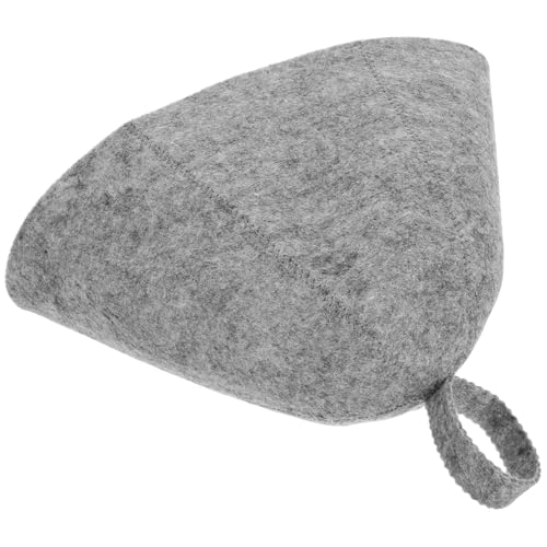 Beaupretty Filz Saunakappe für Damen und Herren Eleganter Badekappen Hut aus Wollfilz Schnelltrocknend Vielseitig Einsetzbar für Sauna Bad oder Reisen von Beaupretty