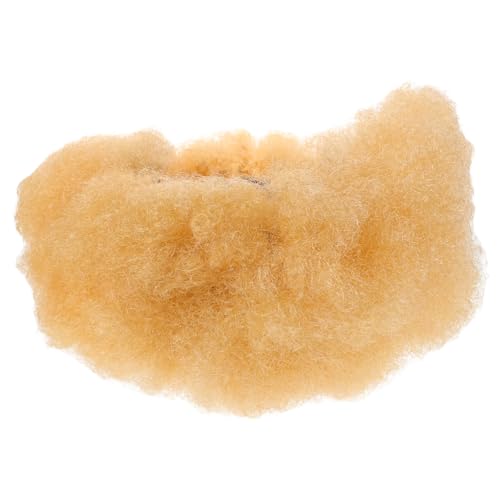 Beaupretty Flauschige Afro Perücke Gold Synthetisches Lockiges Haar für Männer Frauen Disco Party Halloween Kostüm Cosplay Vielseitig Wiederverwendbar Angenehm zu Tragen von Beaupretty