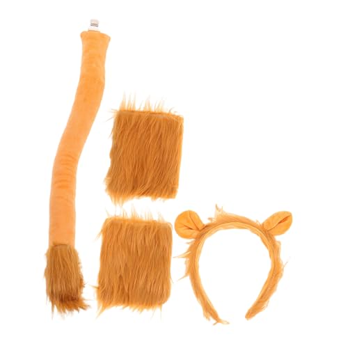 Beaupretty Flauschiges Stirnband Set mit Handschuhen für Erwachsene Kuscheliges Kostümzubehör für Ostern Fasching Bühnenauftritte und Cosplay von Beaupretty