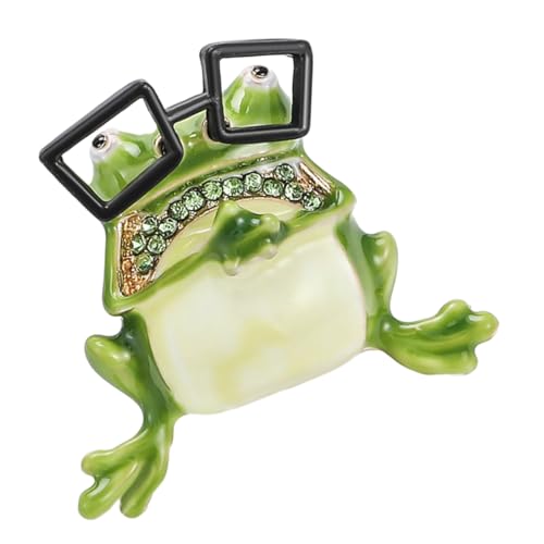 Beaupretty Frosch Brosche Metall Pin Niedliche Anstecknadel für Kleidung Hut Schal und Rucksack Kreatives Design Modisches Accessoire für Damen und Mädchen Robust und Vielseitig Einsetzbar von Beaupretty