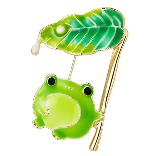 Beaupretty Frosch Brosche Robustem Metall Dekorative Anstecknadel für Kleidung Hut Schal und Rucksack Unisex Modisches Accessoire Langlebig und Vielseitig Einsetzbar von Beaupretty