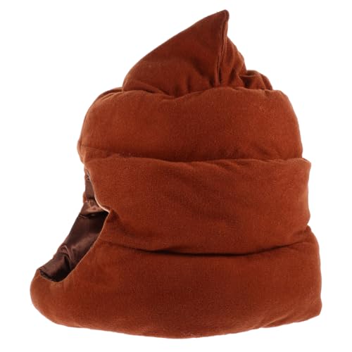 Beaupretty Funny Poop Hat für Karneval Lustige Kostümkopfbedeckung für Partys und Fotoshootings Kreatives Accessoire mit Einzigartigem Design für Halloween und Festlichkeiten von Beaupretty