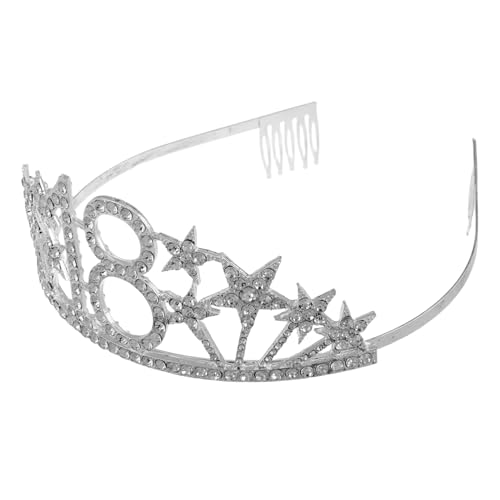 Beaupretty Geburtstag Krone mit Glänzenden Strasssteinen Stirnband für Mädchen Vielseitige Party Dekoration Geburtstagszubehör für Prinzessinnen von Beaupretty